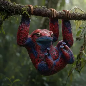 Sloth + Strawberry frog